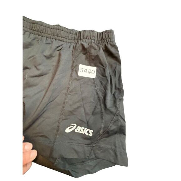 Asics Men's Black Running Shorts S Nylon/Spandex Athletic Performance Activewear - Picture 8 of 8